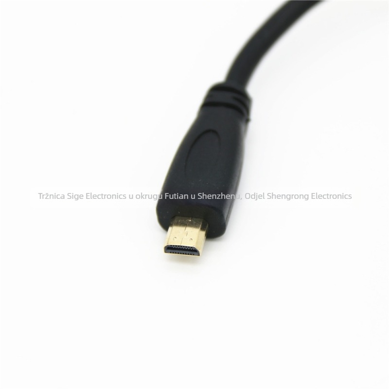 Micro HDMI na HDMI ženski adapter kabel, HDMI ženski na Micro HDMI muški produžni kabel, verzija 1.4