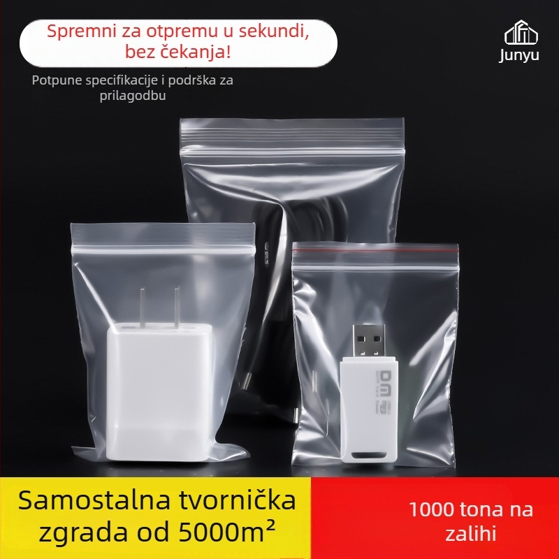 PE vreće za hranu sa zatvaranjem, prozirne, antioksidativne, pakiranje hrane