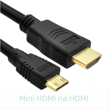 Mini HDMI na HDMI kabel za računalo, monitor ili projektor, duljina 1,5 m/3 m