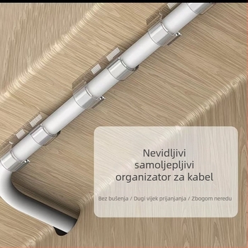 Kabel organizator od plastike, moderni minimalistički stil, lansiran 2025, pogodan za pohranu u spavaćoj sobi, kupaonici i dnevnoj sobi