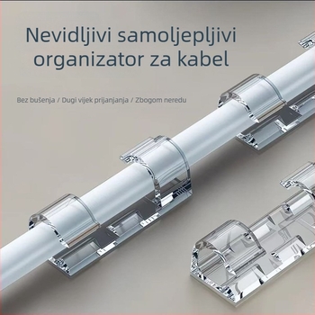 Kabel organizator od plastike, moderni minimalistički stil, lansiran 2025, pogodan za pohranu u spavaćoj sobi, kupaonici i dnevnoj sobi
