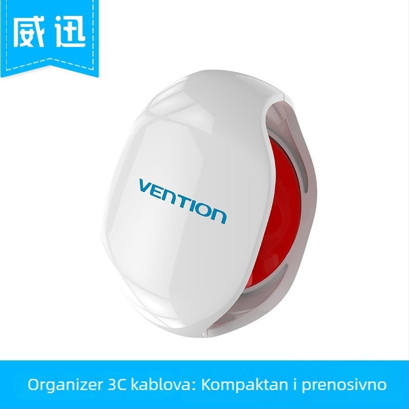 Weixun kutija za upravljanje kabelima, model KBGW0/KBGB0; PE materijal; jednostavan dizajn; pogodna za slušalice, podatkovne kabele, napojne kabele i audio kabele