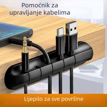 Stolni organizator kablova, PP materijal, kreativni dizajn, predstavljen 2020., pogodan za radni stol, spavaću sobu i dnevni boravak