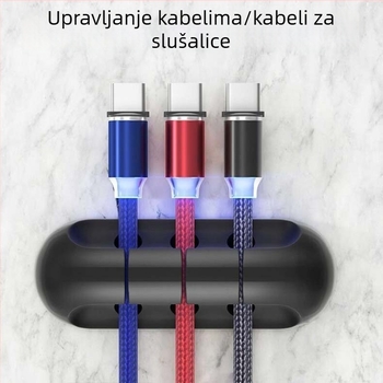 Stolni organizator kablova, PP materijal, kreativni dizajn, predstavljen 2020., pogodan za radni stol, spavaću sobu i dnevni boravak
