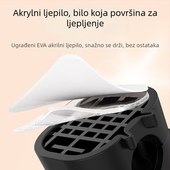 Silikonski organizator kablova – stolni ili zidni držač, klips za navijanje kabela
