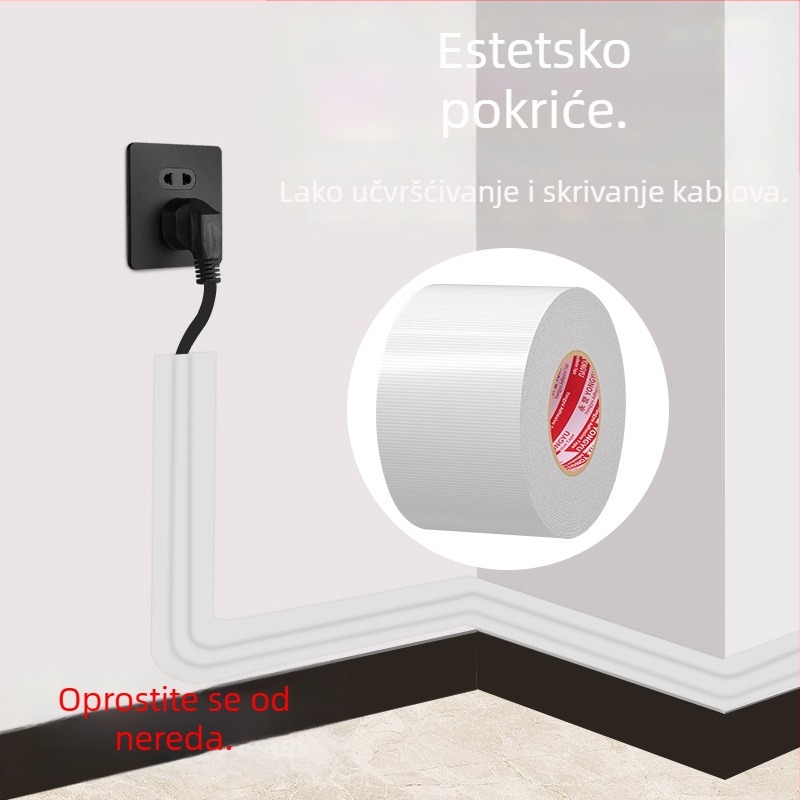 Alat za učvršćivanje kablova za produžni kabel DEIRE89 — gazna tkanina + polietilen, za učvršćivanje napajanja kablova