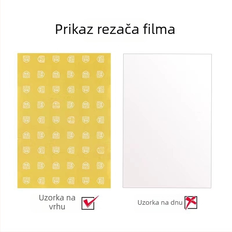 Zaštitna folija za zaslon tableta - PET materijal, prednja membrana, HD jasnoća, anti otisci prstiju, automatsko popravak