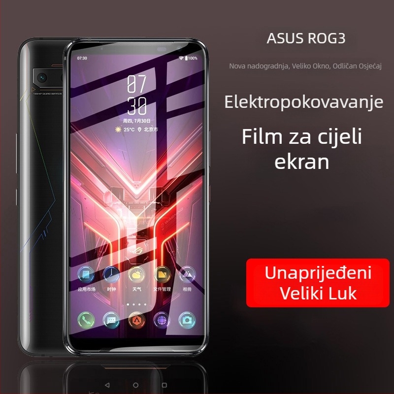 Kaljeno staklo zaštitnik zaslona za ASUS Zenfone11 ZS661/670KS — potpuna zaštita zaslona za ROG6 gaming telefon