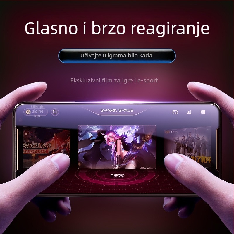 Kaljeno staklo zaštitnik zaslona za ASUS Zenfone11 ZS661/670KS — potpuna zaštita zaslona za ROG6 gaming telefon