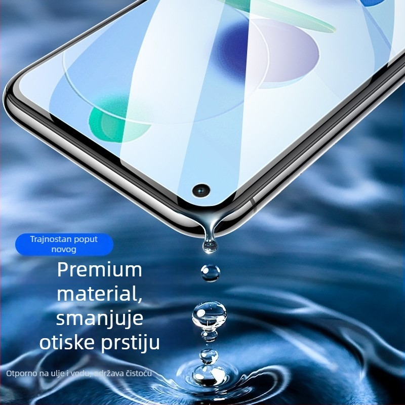 Xikang kaljeno staklo – zaštitnik prednjeg zaslona mobitela, HD, otporan na otiske prstiju, potpuno prekrivanje ljepilom