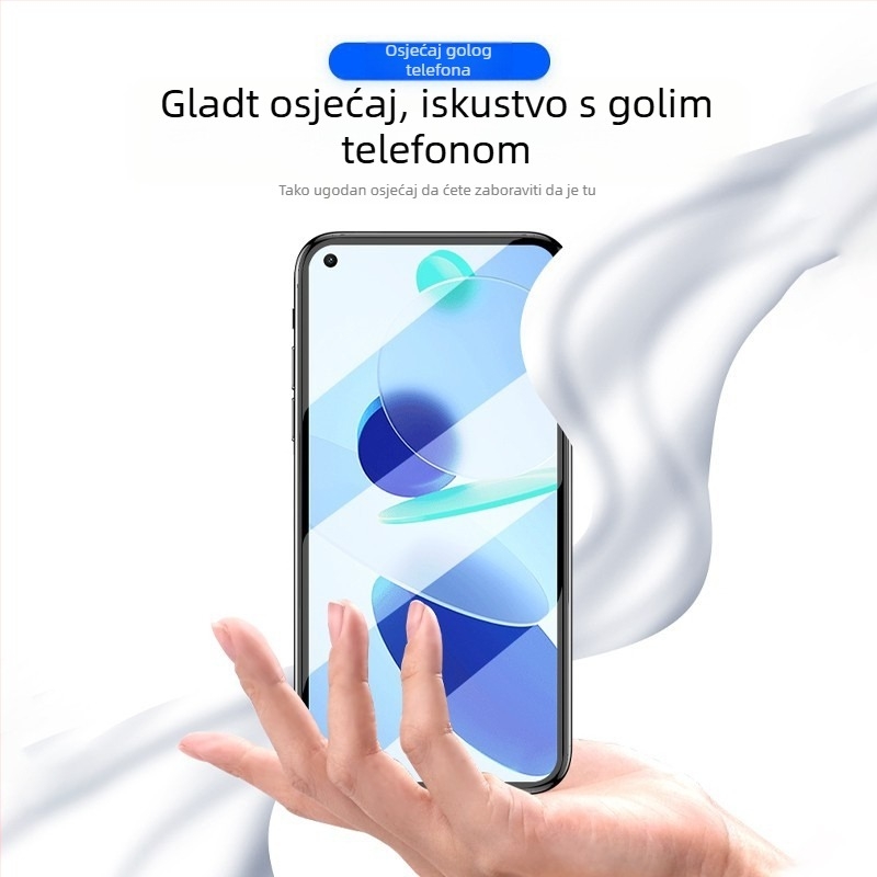 Xikang kaljeno staklo – zaštitnik prednjeg zaslona mobitela, HD, otporan na otiske prstiju, potpuno prekrivanje ljepilom