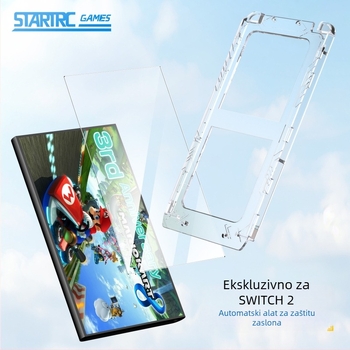 Zaštita zaslona za Nintendo Switch 2, kaljeno-folija, HD jasnoća, anti-plavo svjetlo, model switch2