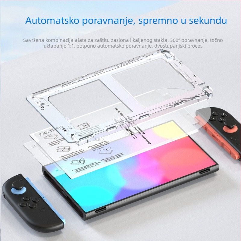 Zaštita zaslona za Nintendo Switch 2, kaljeno-folija, HD jasnoća, anti-plavo svjetlo, model switch2