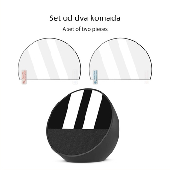 Zaštitna folija za zaslon Echo Spot 2024 – PET materijal, 0,3 mm, 90% propusnost, Zy-83 OEM, pakiranje 2 komada