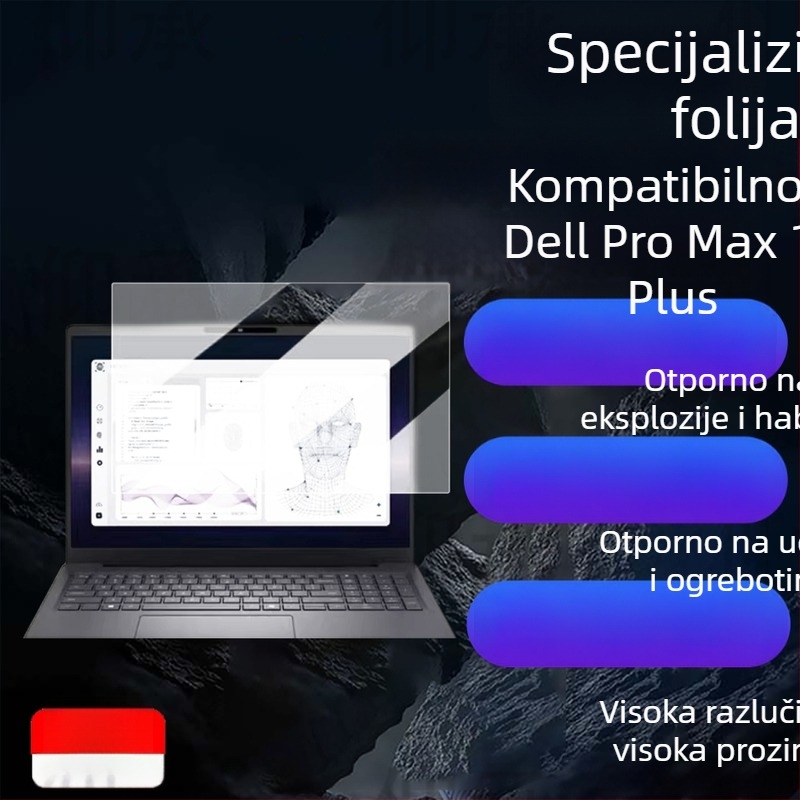 Zaštitna folija za Dell Pro Max 16 Plus prijenosno računalo i tablet