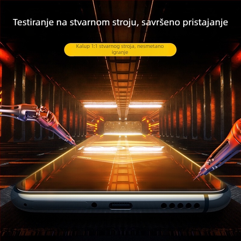 Nubia RedMagic stakleni zaštitnik zaslona – puni zaslon, HD, otisak prsta otporan, prednji film za modele 6/7/8 gaming