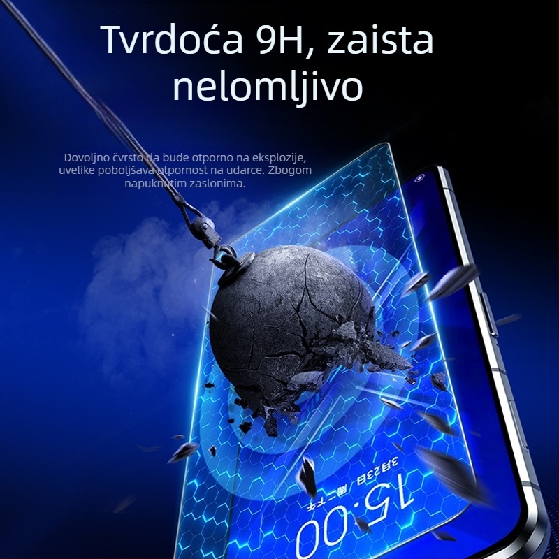 Nubia RedMagic stakleni zaštitnik zaslona – puni zaslon, HD, otisak prsta otporan, prednji film za modele 6/7/8 gaming
