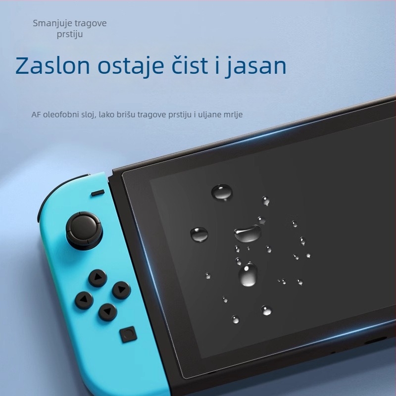Nintendo Switch AR anti-refleksijski zaštitnik zaslona, 0,17 mm, propusnost 95%, anti-fingerprint