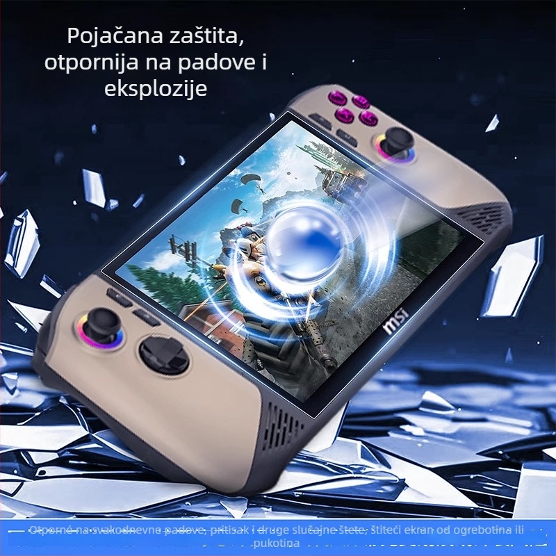 MSI Claw8 AI+ AR folija protiv odsjaja – 0,17 mm, 95% propusnost, potpuno pokrivanje, otporna na otiske prstiju, visoka jasnoća