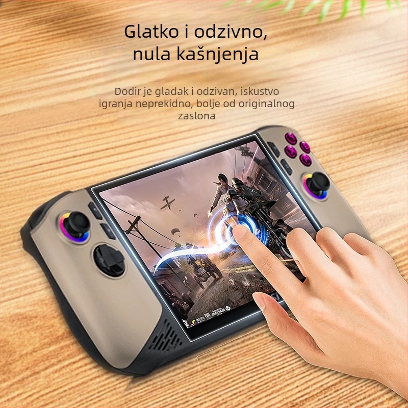 MSI Claw8 AI+ AR folija protiv odsjaja – 0,17 mm, 95% propusnost, potpuno pokrivanje, otporna na otiske prstiju, visoka jasnoća