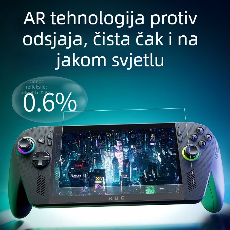 AR antirefleksijsko premaz Rog Xbox Ally X, 95% prolaznost svjetla, debljina filma 0.17 mm, originalni AR film