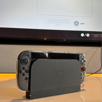 Zaštitno kućište Switch2, tanko prozirno PC kućište za Switch2 generaciju