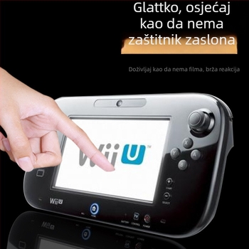 Folia za zaslon Nintendo Wii U, PET materijal, debljina 0,17 mm, prozornost 96%, anti-refleksija