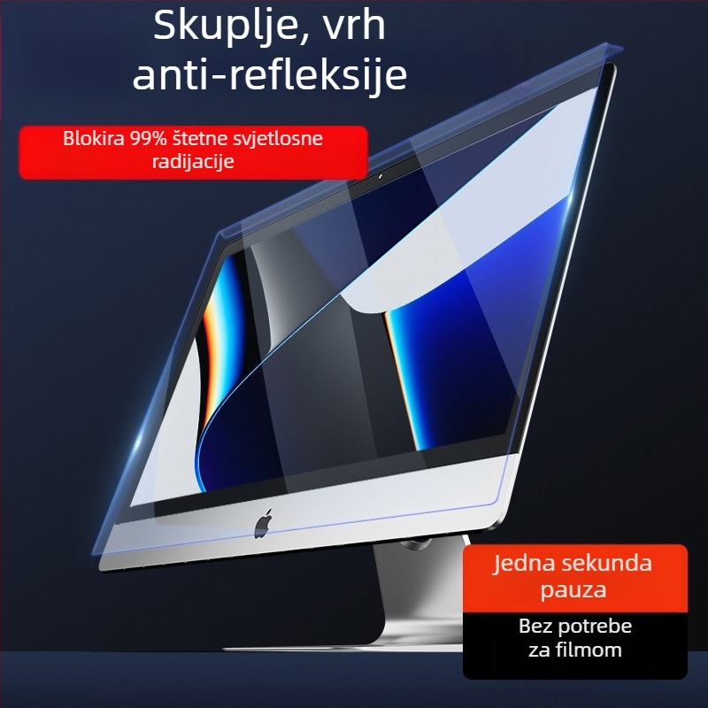 Zaštitna folija za monitor protiv plave svjetlosti, HD jas, za stolno računalo – njemački uvezeni materijali – OEM obrada – 500 g – akrilna ploča protiv odsjaja