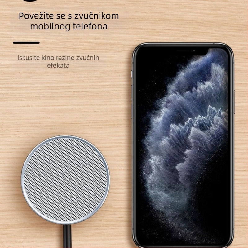 Audio kabel - Apple iPhone 3,5 mm AUX pleteni, pozlaćeno bakreno jezgro, visokokvalitetan zvuk