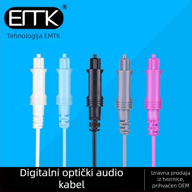 EMK/Easy Mike CS/A2.2 Digitalni optički audio kabel – plastično optičko vlakno, CCC certifikat