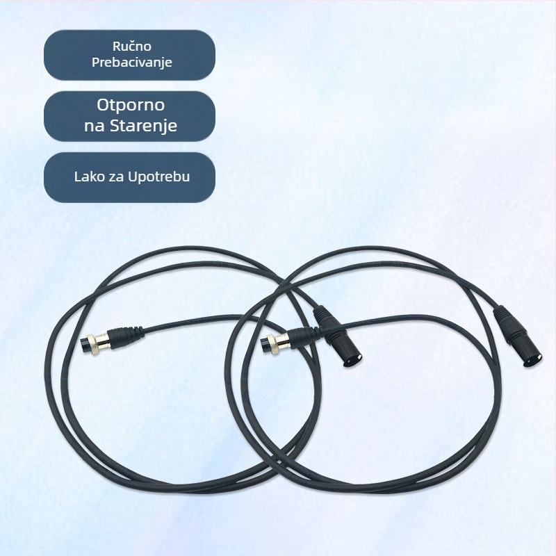 XLR digitalni audio kabel – produžni mikrofon kabel, 2‑/3‑jezgreni, muški–ženski konektor, PVC omotač, golim bakrenim vodičima, za pozornicu i studio
