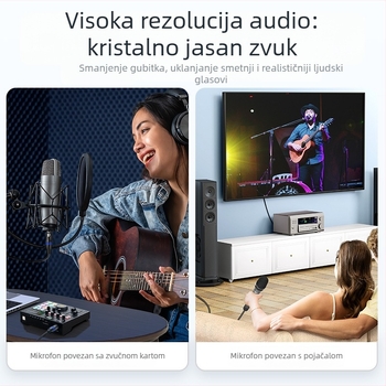 XLR audio kabel za produženje, balansirani trojezerni bakreni vodič, pleteni dizajn, CE certifikat
