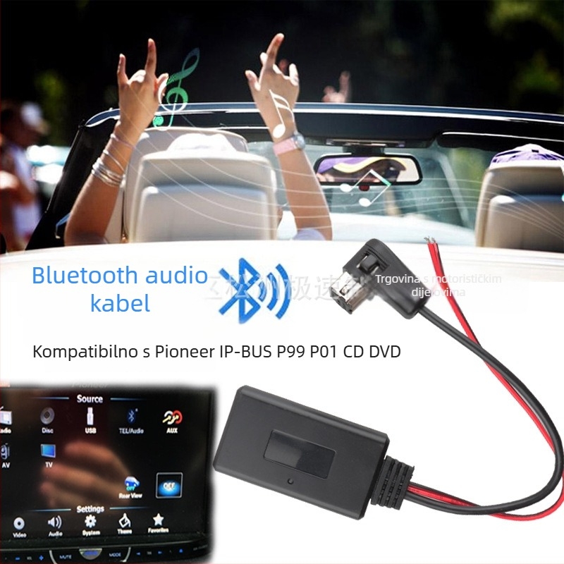 Bluetooth audio kabel za Pioneer P99 IP-BUS seriju - JS marka, bakreno jezgro, bakreni vodiči, 2022