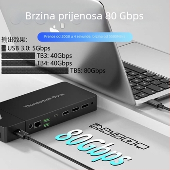 Type-C kabel za podatke, 120G visoke brzine prijenosa, srebro-pozlaćeni bakar vod, pleteni kabel, 240W brzo punjenje