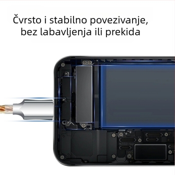 ES9318 DAC audio linijski adapter za Android USB-C na 3,5 mm, model es9318, posrebreni, vodiči Sterling Silver Blend