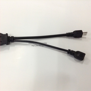 OTG microUSB kabel s USB napajanjem, podijelnik 1 na 2, brzo punjenje, sučelje 20831921288, za pametne telefone i tablete