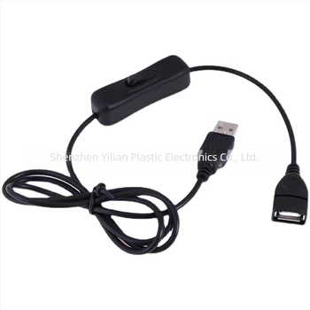 USB 2.0 muški–ženski produžni kabel za napajanje sa prekidačem, za stolnu lampu, ventilator i automobilni DVR (Brand: Yilian; Model: USB; Vrijeme na tržištu: 2021; Vrsta isporuke: Spot)