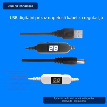 Deshijia DSJ-22-SXTJ USB podesivi napojni kabel s LED zaslonom napona