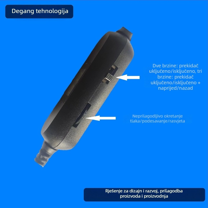 Deshijia DSJ-22-SXTJ USB podesivi napojni kabel s LED zaslonom napona