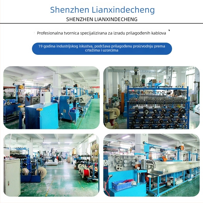 Audio kabel 3,5 mm, ravni muški konektor, duljina 2 m, promjer 3 mm, jezgro od čiste bakrene žice