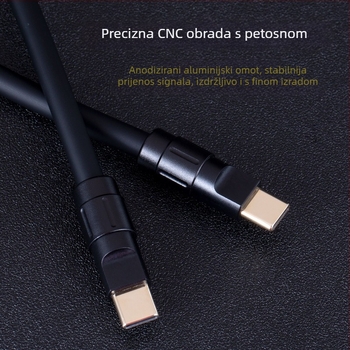OTG audio kabel - bakar bez kisika, zlatno obloženi kabel, Type-C priključak, UL certificiran, Bartok Otg03