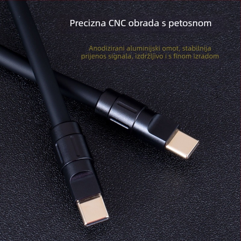 OTG audio kabel - bakar bez kisika, zlatno obloženi kabel, Type-C priključak, UL certificiran, Bartok Otg03