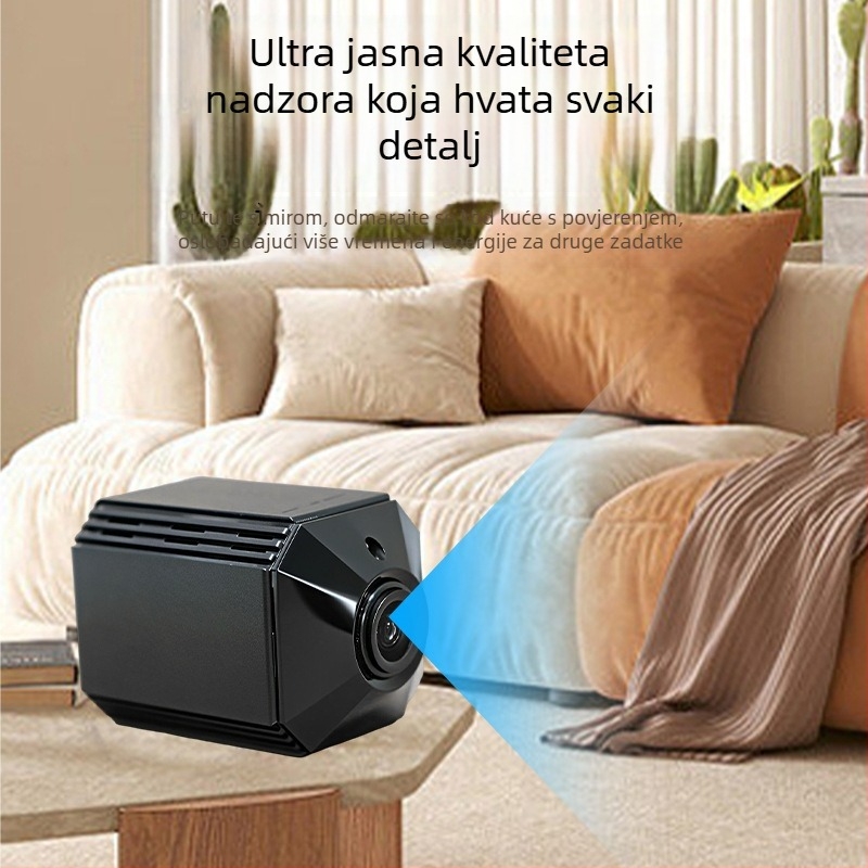 Pametna bežična kamera za nadzor s noćnim vidom, 2MP rezolucija, 3.6 mm objektiv, domet 10–30 m, upravljanje putem mobilne aplikacije