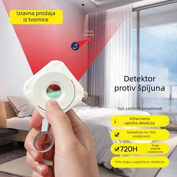Bežični detektor kamera s infracrvenom detekcijom, raspon 0–2000 MHz, domet 5 m, napajanje 5 V