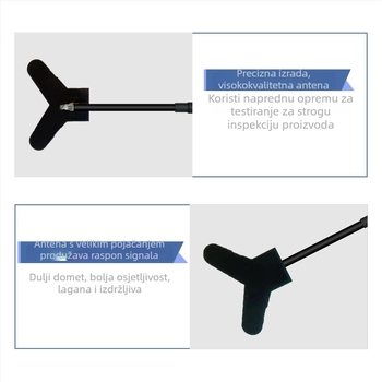 3.3G FPV antena za prijenos za dron – visokoučinkovita Y-tip antena, 1.2G/1.4G