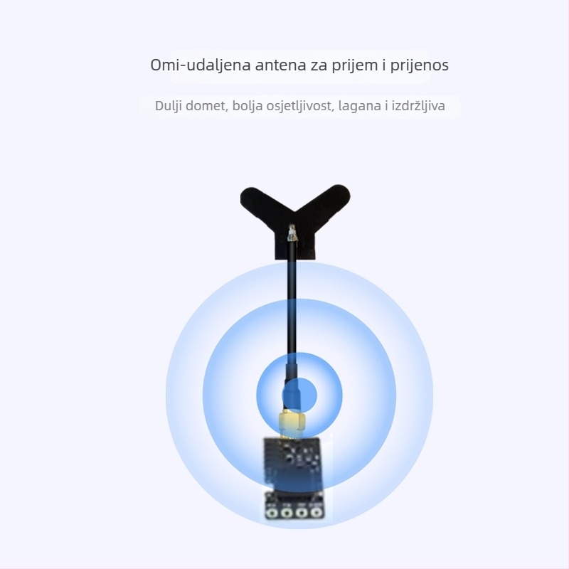 3.3G FPV antena za prijenos za dron – visokoučinkovita Y-tip antena, 1.2G/1.4G