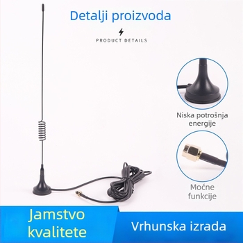 WiFi antena s usisnom čašom, sklopiva, za unutarnju upotrebu, širokopojasni raspon, dugotrajna stabilna transmisija
