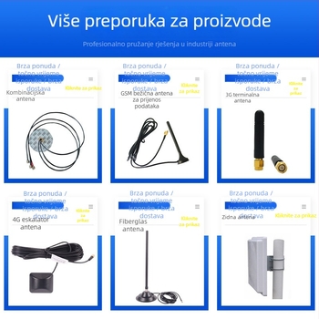 WiFi antena s usisnom čašom, sklopiva, za unutarnju upotrebu, širokopojasni raspon, dugotrajna stabilna transmisija