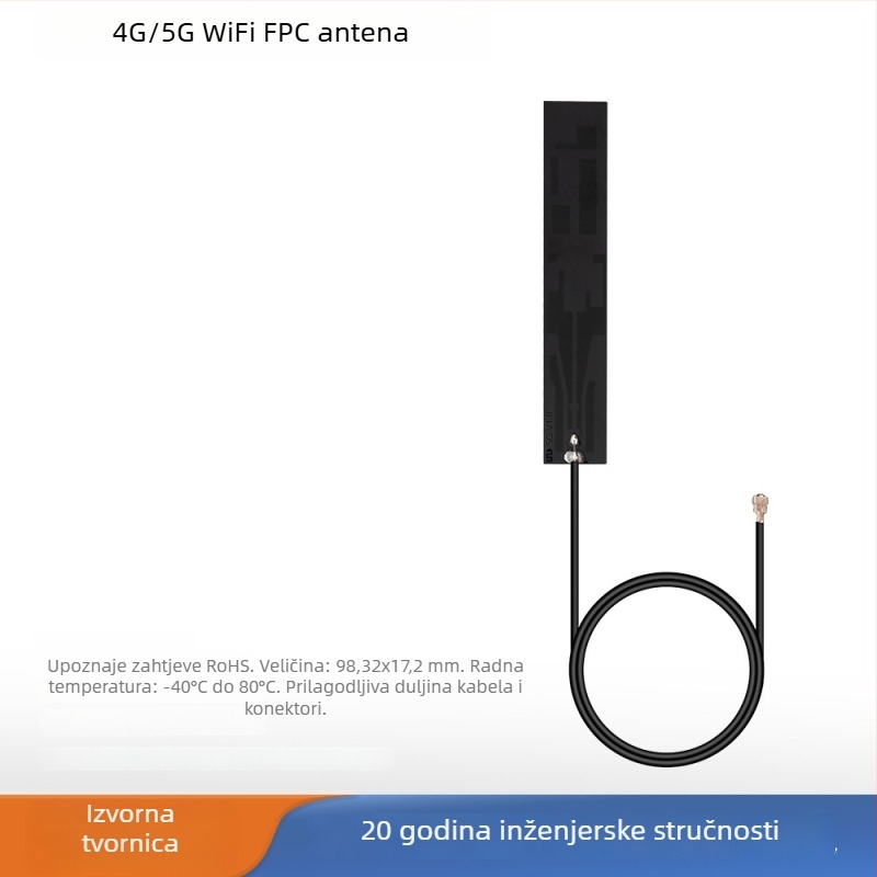4G/5G dvopojasna antena visokog dobitka s punim rasponom pokrivenosti za pametne mjerače i daljinsko nadgledanje