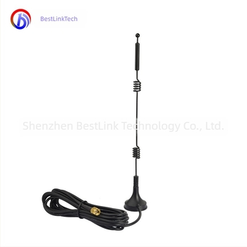 Omnidirekcijska bakrena spirala antena za dvopojasni Wi‑Fi usmjerivač modul s suction cup, 12 dBi, 50 Ω, 2.4–2.5 GHz / 5.15–5.85 GHz